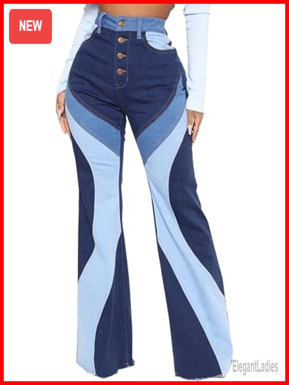 Wide Leg Baggy Jeans Pull On Stretchy High Waisted Y2K 90s